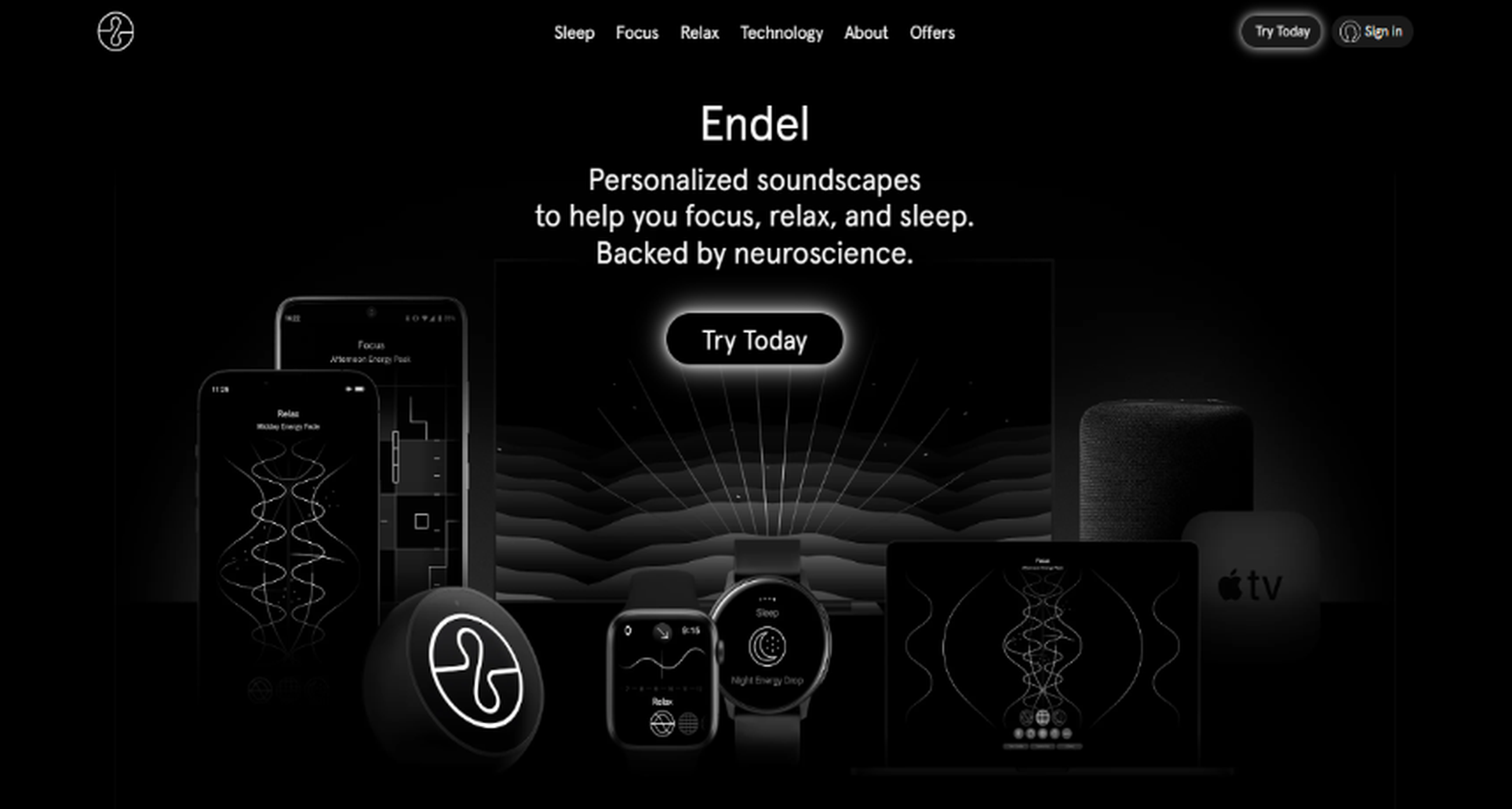Endel personalized soundscapes for focus relaxation top ai tools