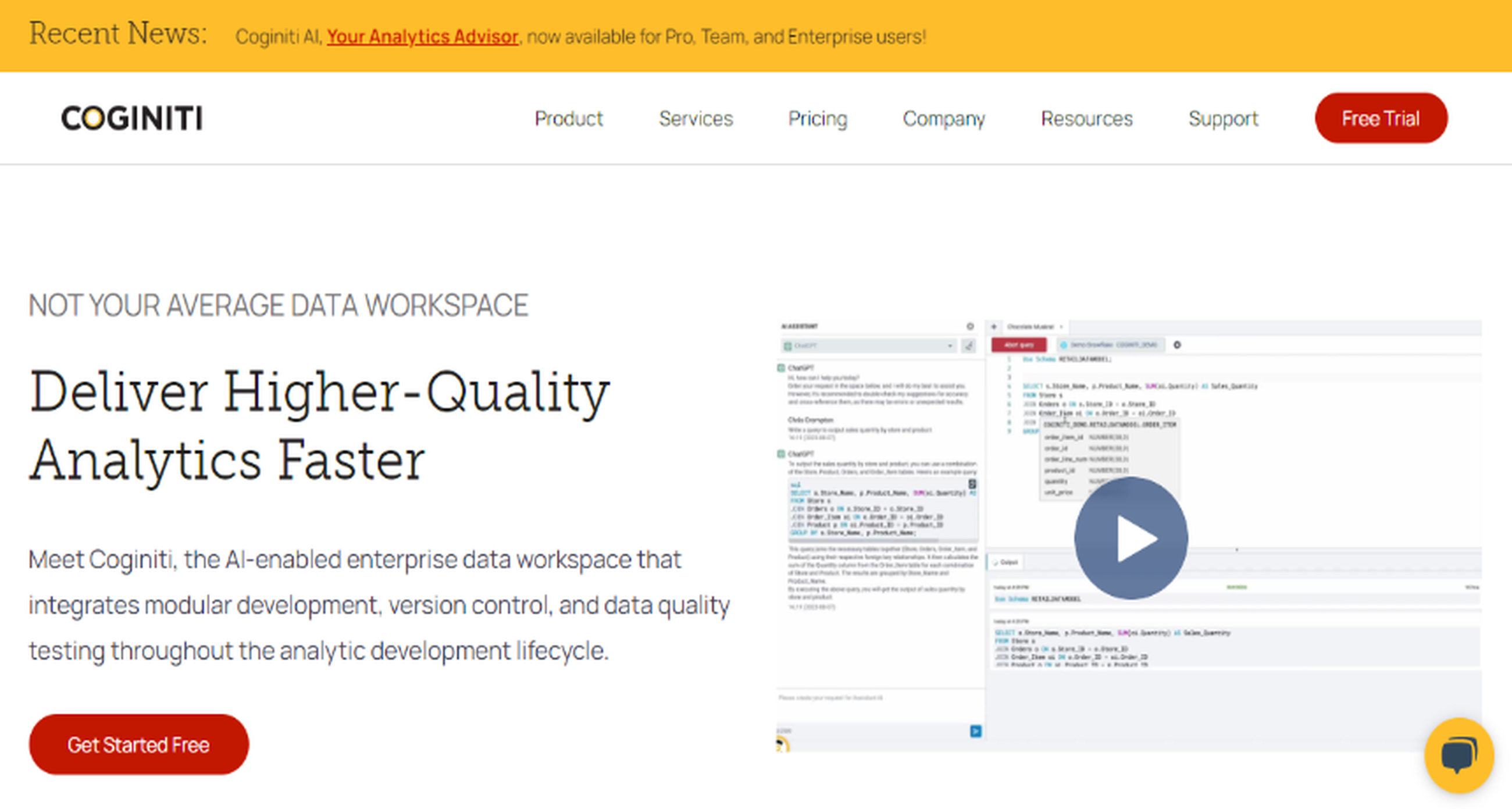 Coginiti: Advanced Data Workspace | Top AI Tools
