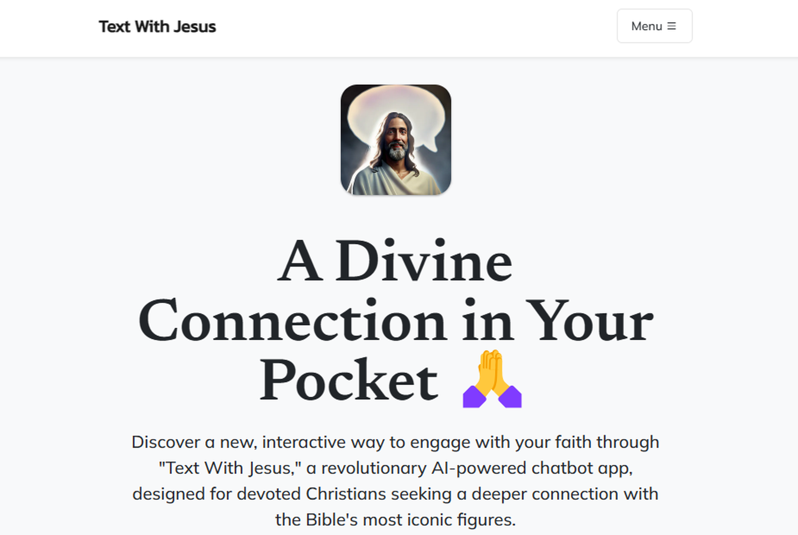 Text with jesus faith conversations top ai tools
