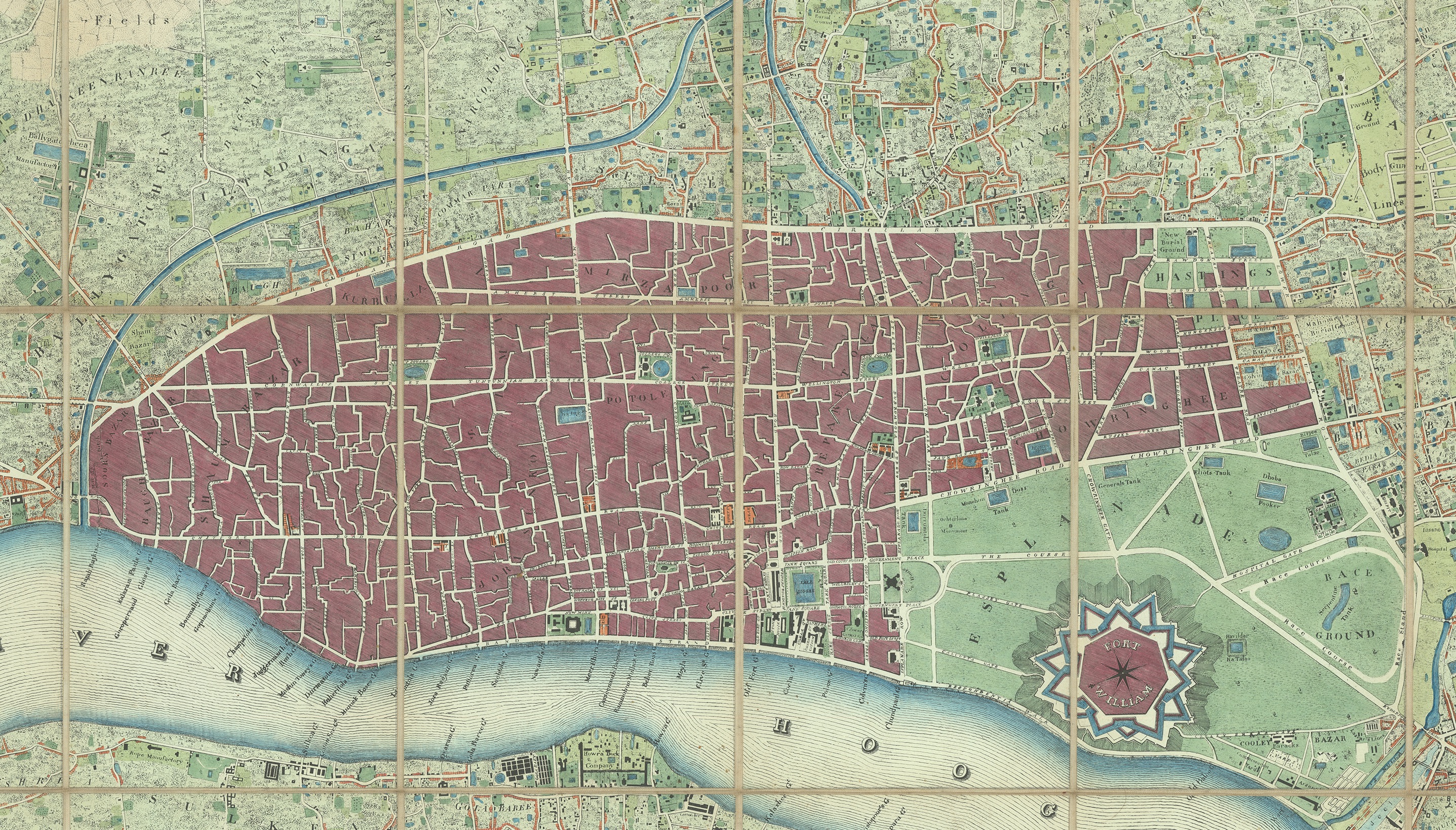 Thumbnail image for article Explore an Early Lithographic Map of Calcutta