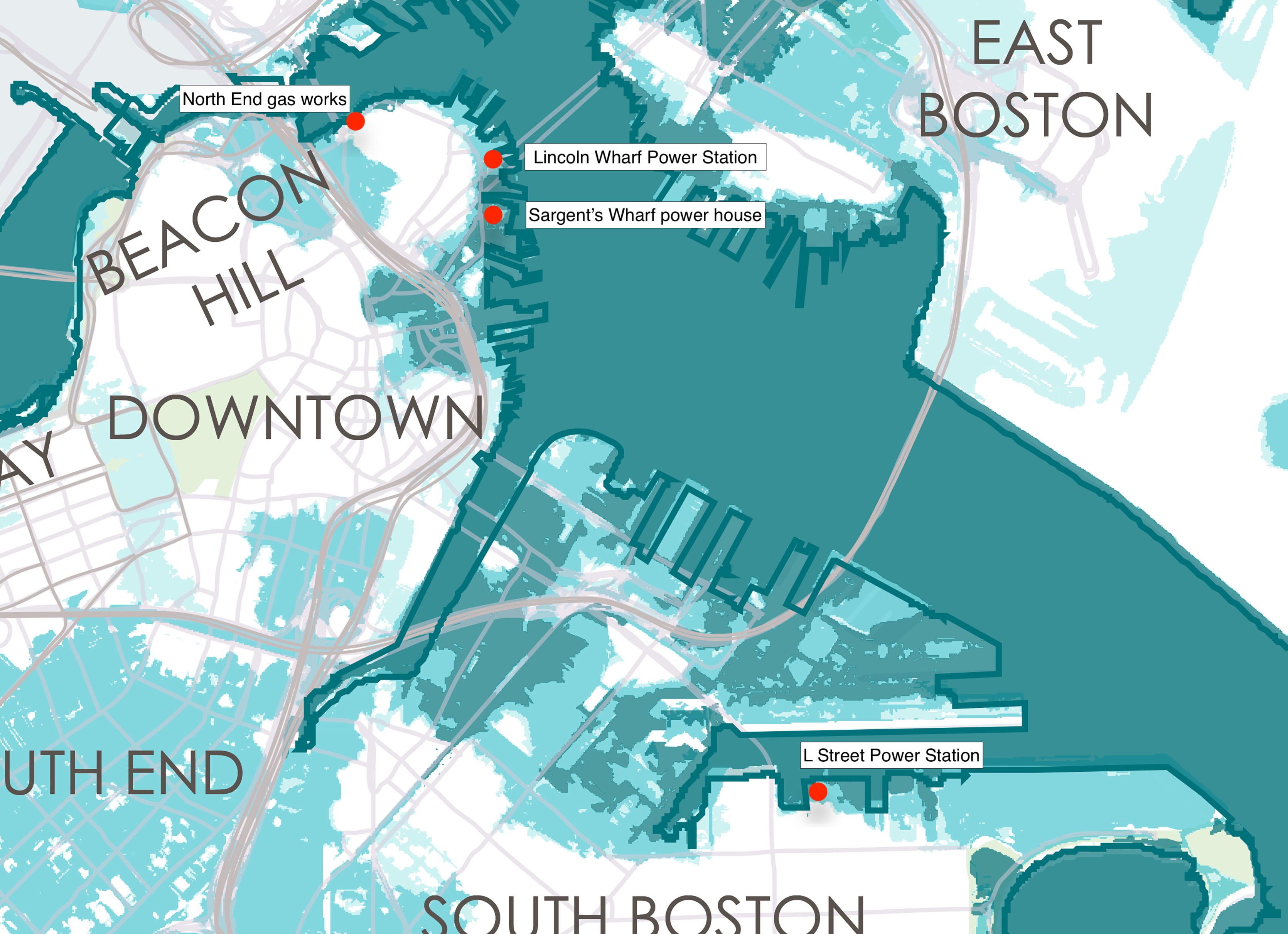 Climate Ready Boston annotated map