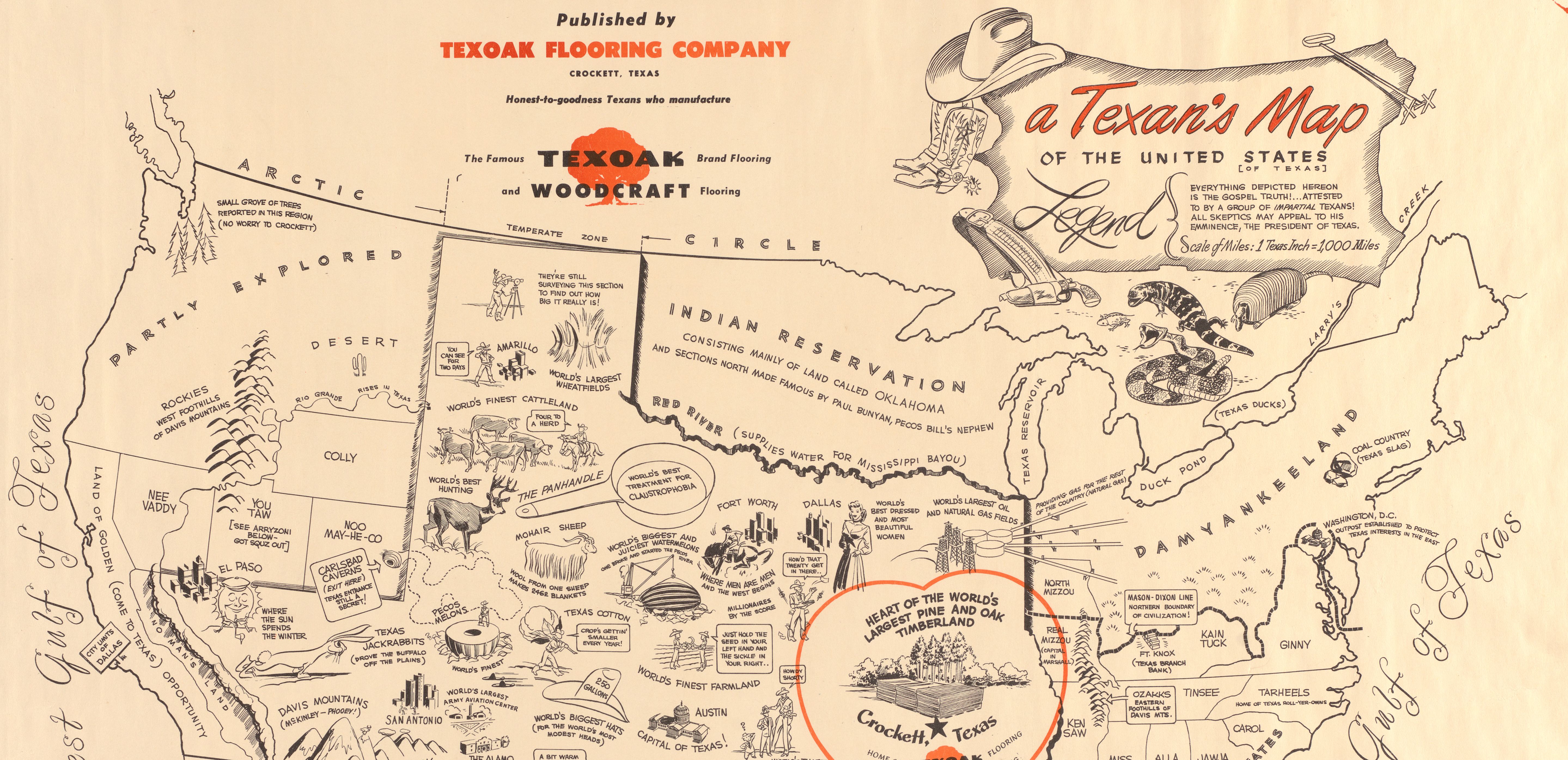 Thumbnail image for article Highlights From The Vault — The Best State Around: Historic, Promotional State Maps