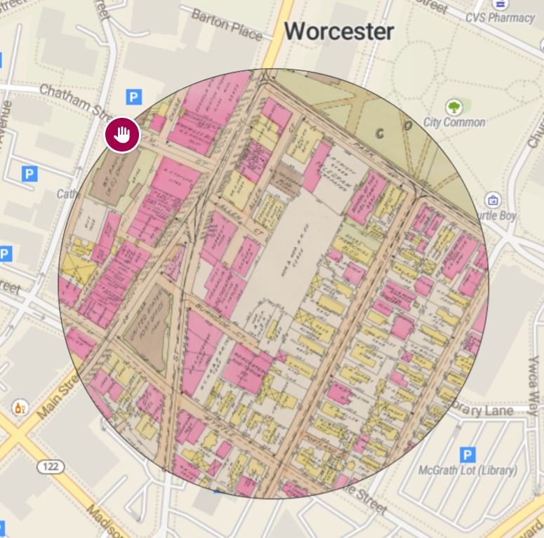 View of Worcester in Atlascope