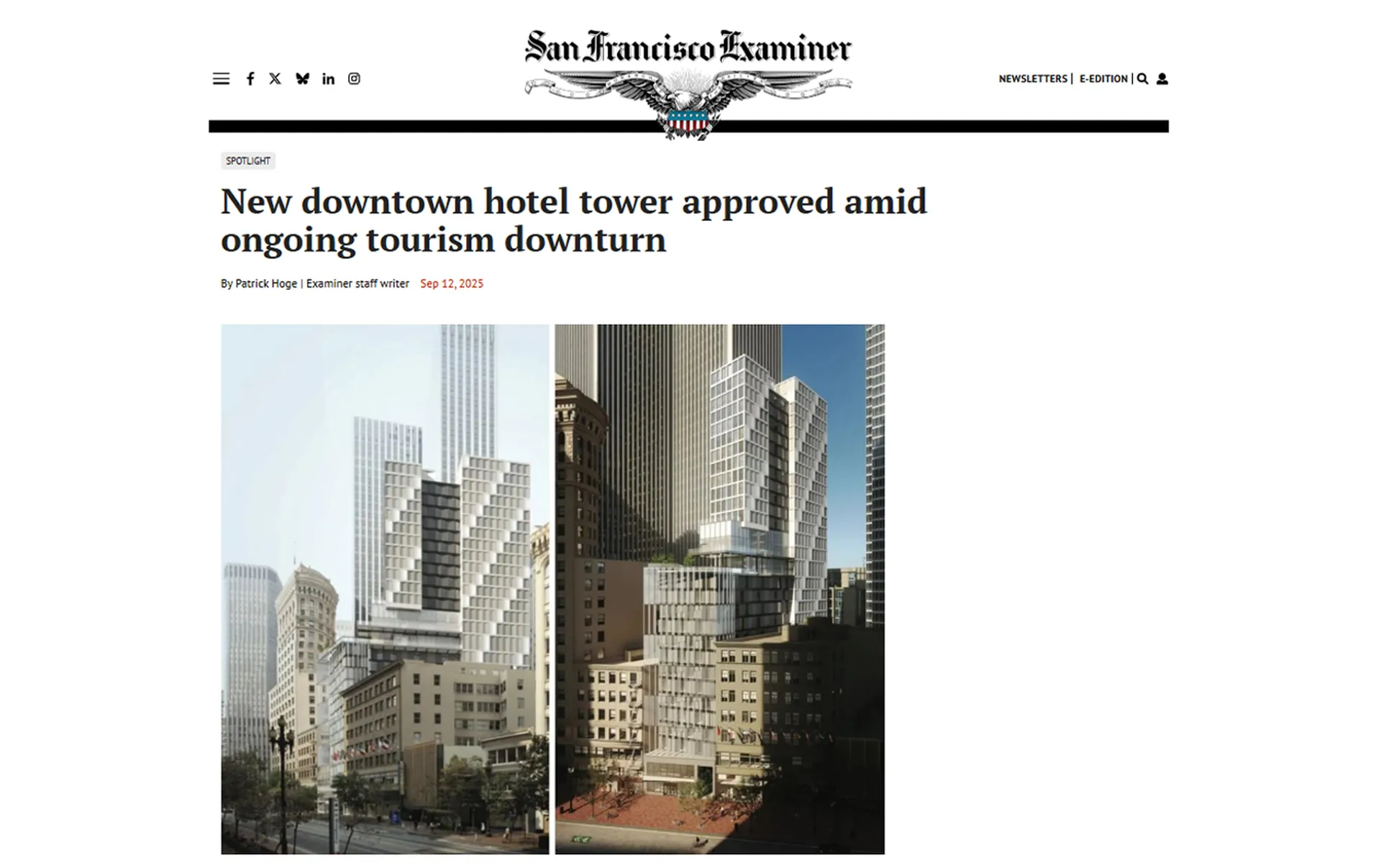 SF City Planners Approve DF&A's Modular Hotel Tower