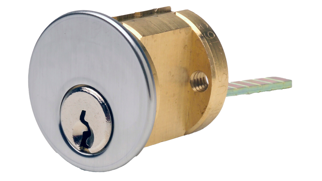 Rim Cylinder Schlage SC1 Keyway US3 (Bright Brass)