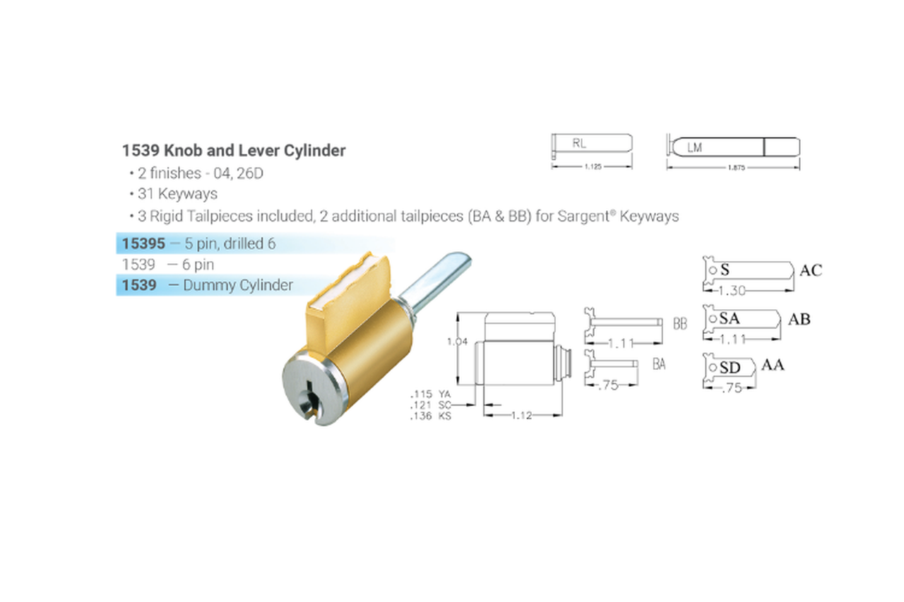 Key-In-Knob | Products | Ilco