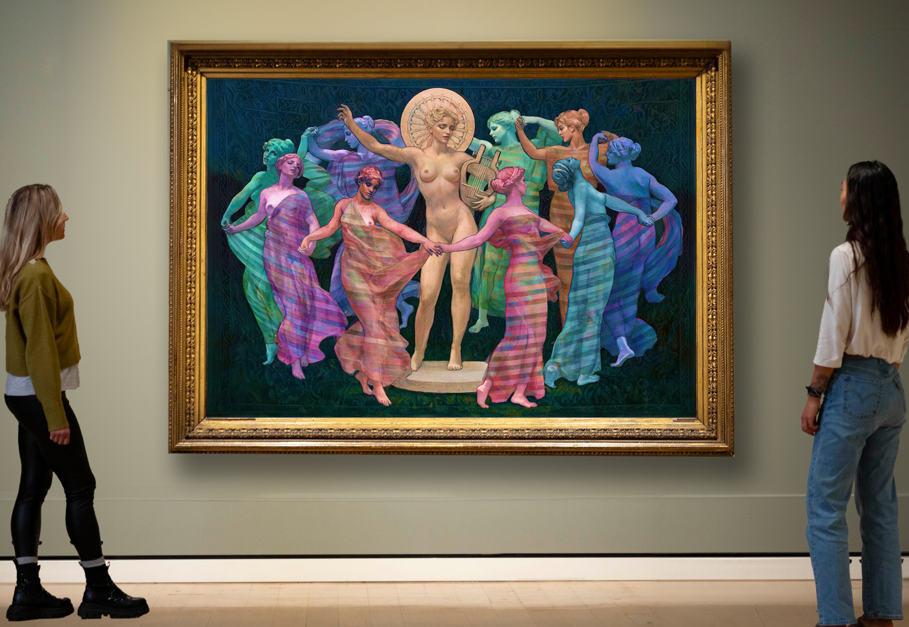 Goddess of Memory and the Muses