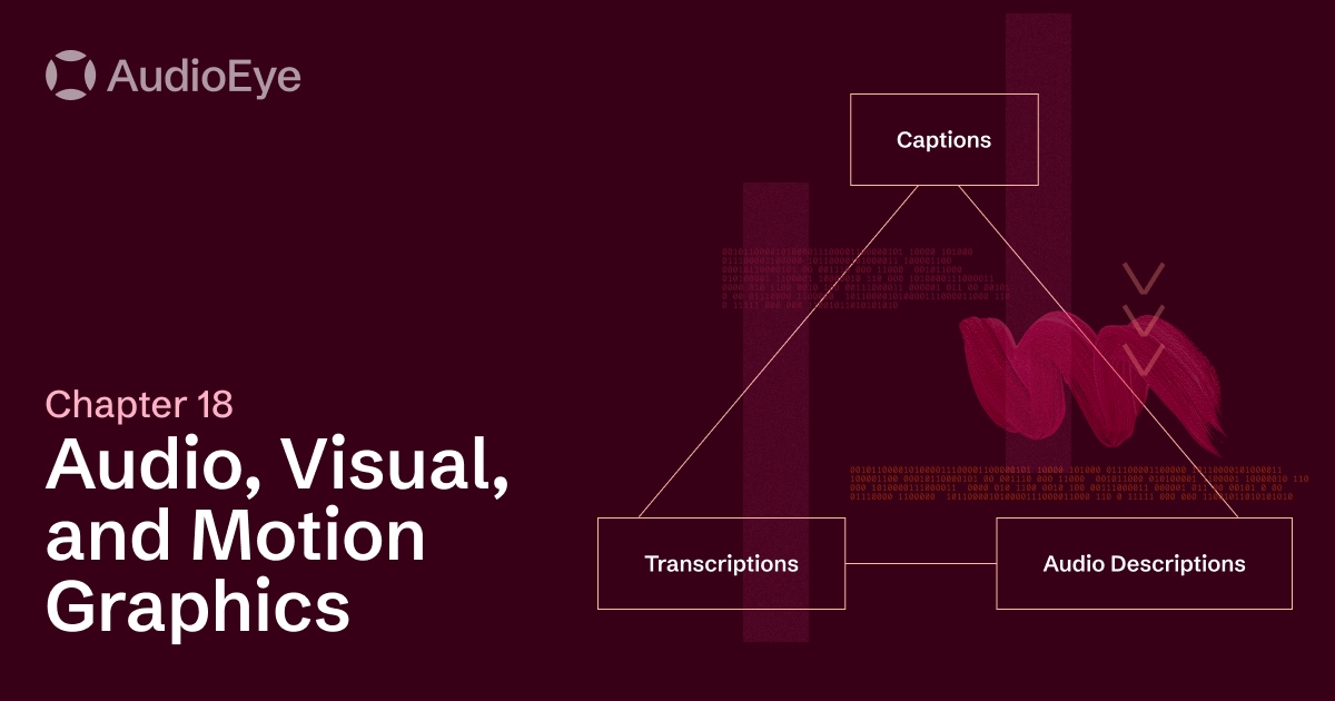 Accessible Coding, Chapter 18 : Audio, Visual, and Motion Graphics