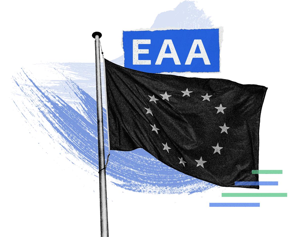 Collage of European Union flag and EAA