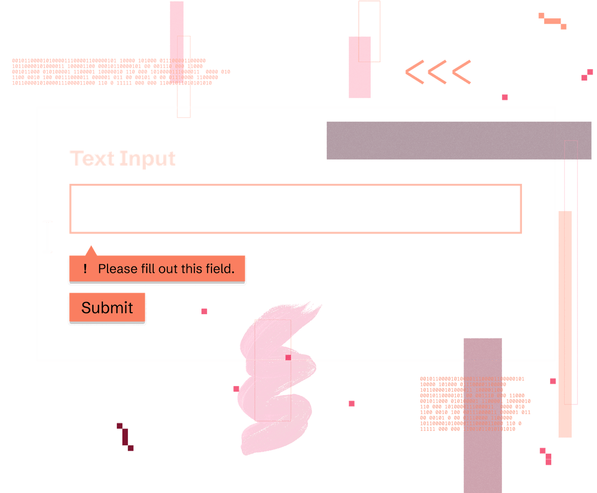 Form field validation collage