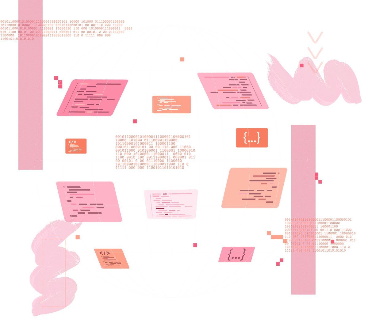 Globe collage