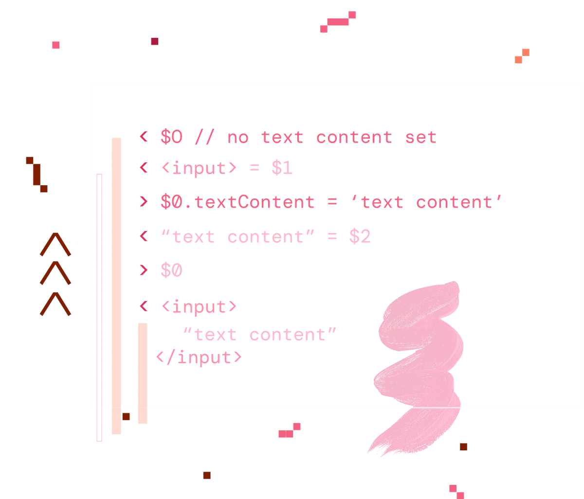 Text content collage