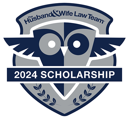 Husband and Wife Law Team Scholarship Logo