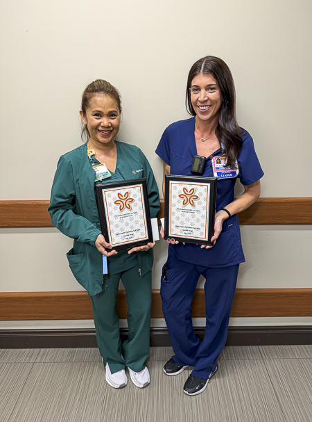 Nurses Marta and Kelsey are celebrated by the Husband & Wife Law Team, receiving Guardian Angel Awards for their outstanding compassion, advocacy, and care. The Husband & Wife Law Team honors nurses Marta and Kelsey with Guardian Angel Awards, celebrating their exceptional compassion, advocacy, and care.