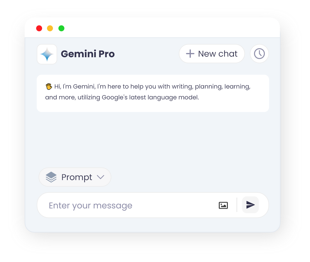 Chat with Gemini Pro