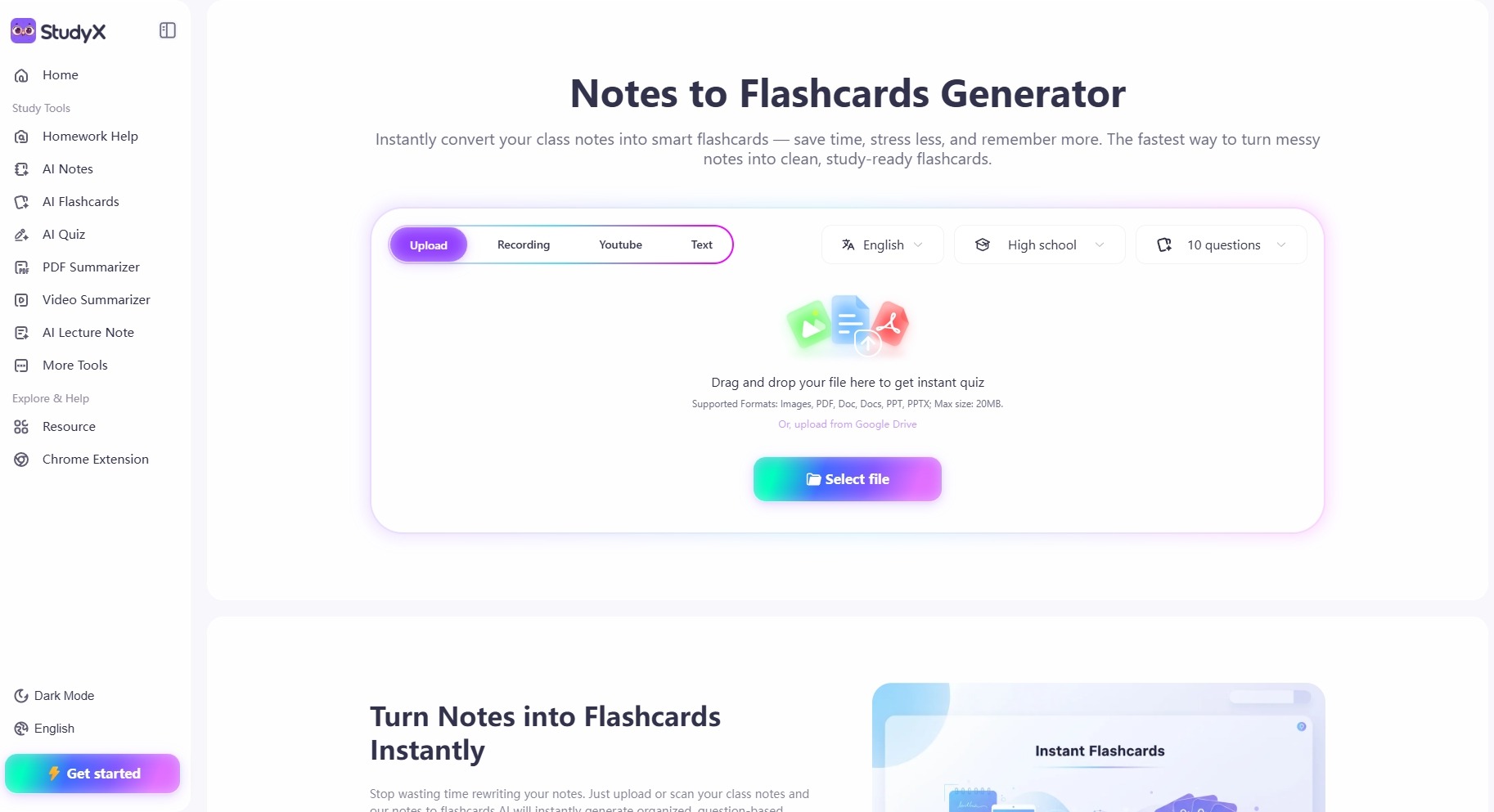 How to Turn Notes into Flashcards