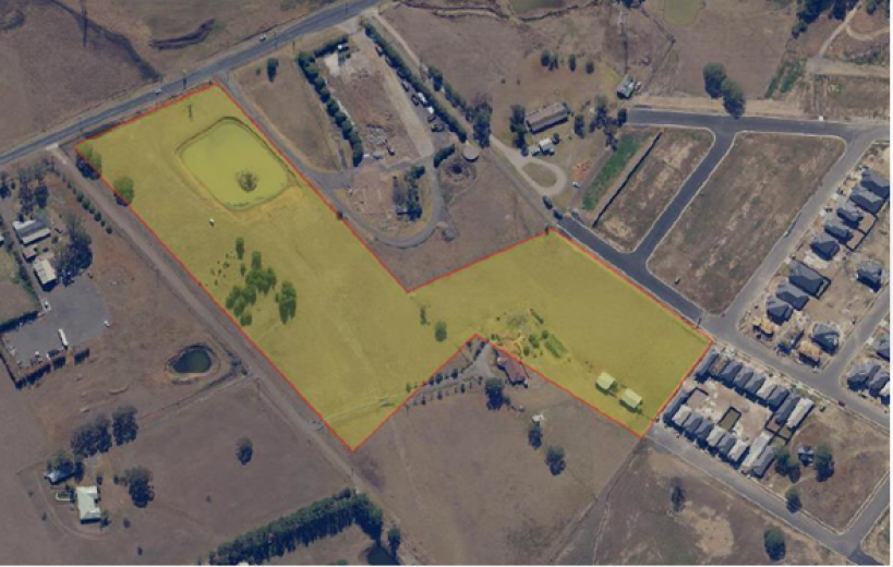 4.248 Hectares of developable land situated in Box Hill NSW