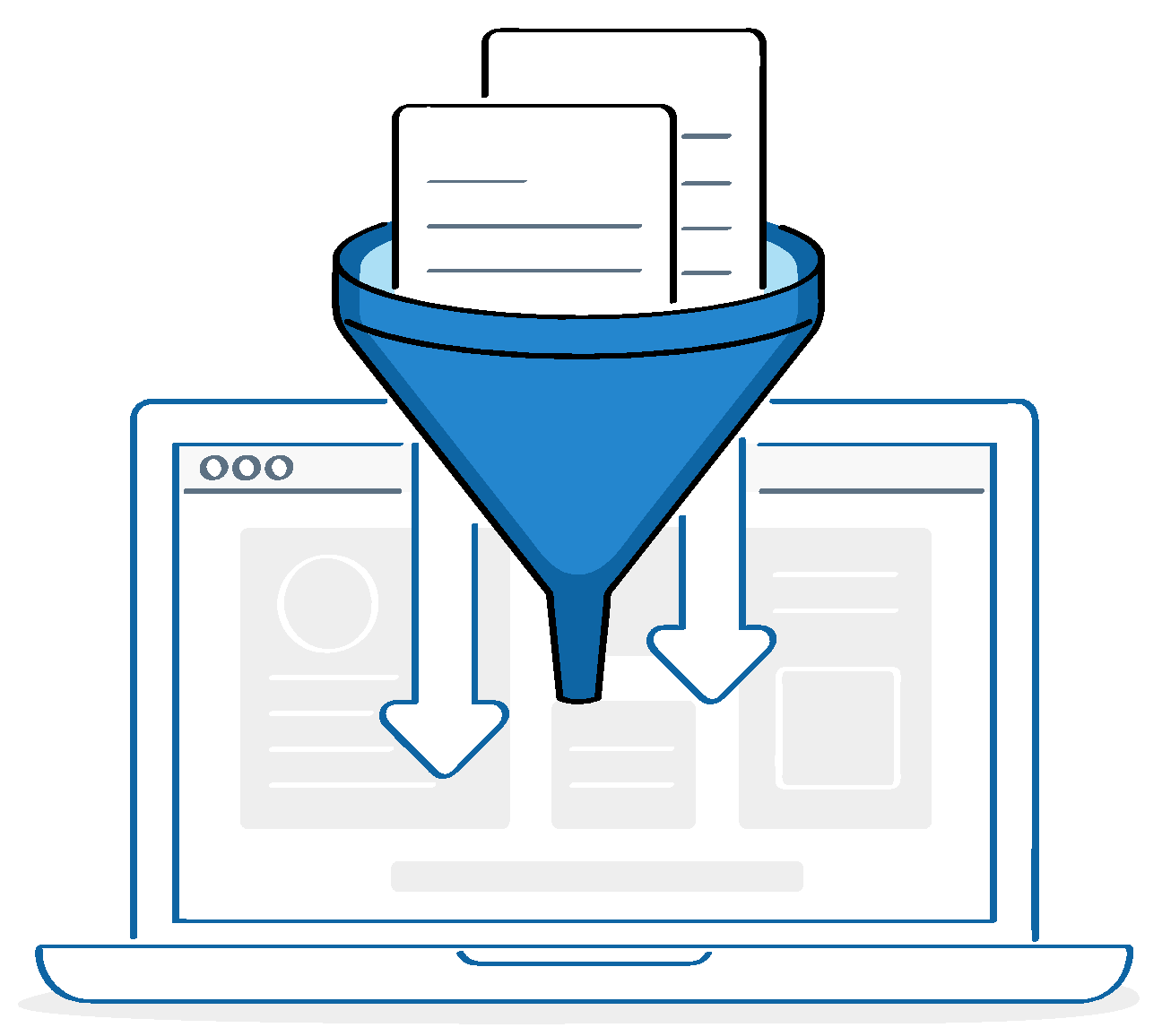 data funnel