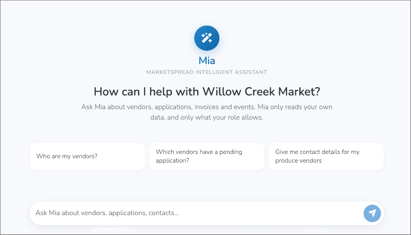 Marketspread Intelligent Assistant