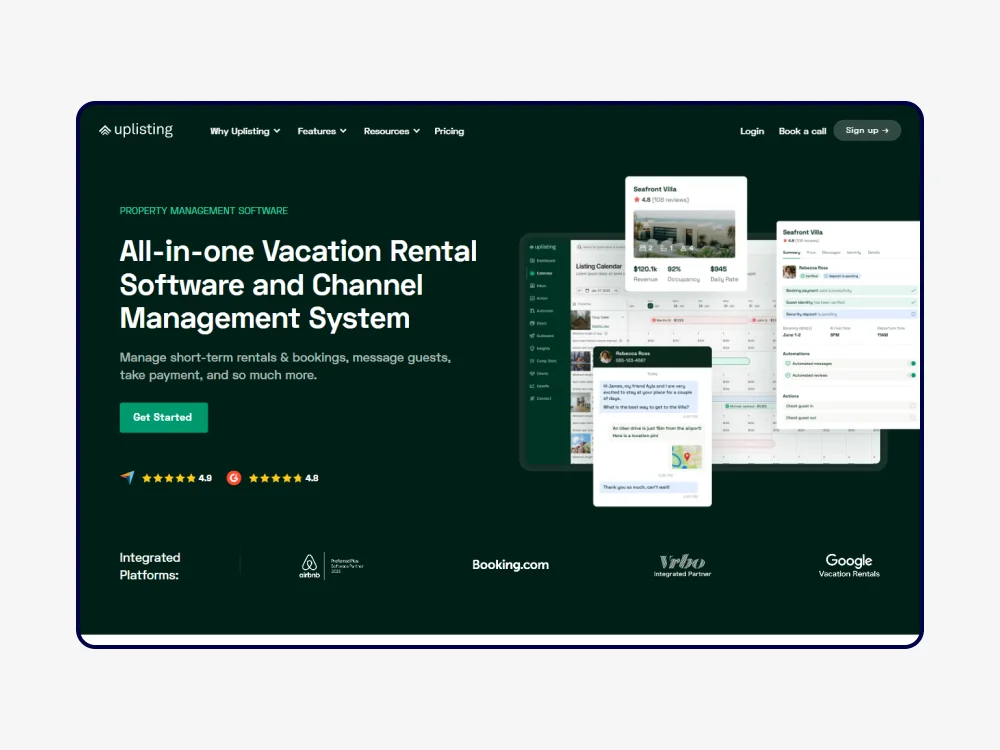 Case Study: Uplisting Website Redesign | Webflow & Jetboost