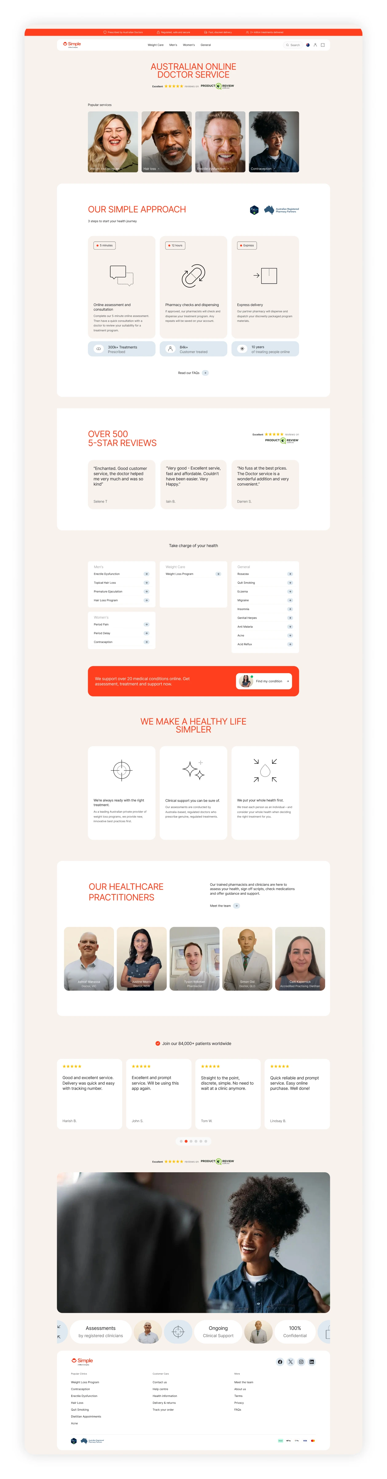 simple online doctor HomePage SOH