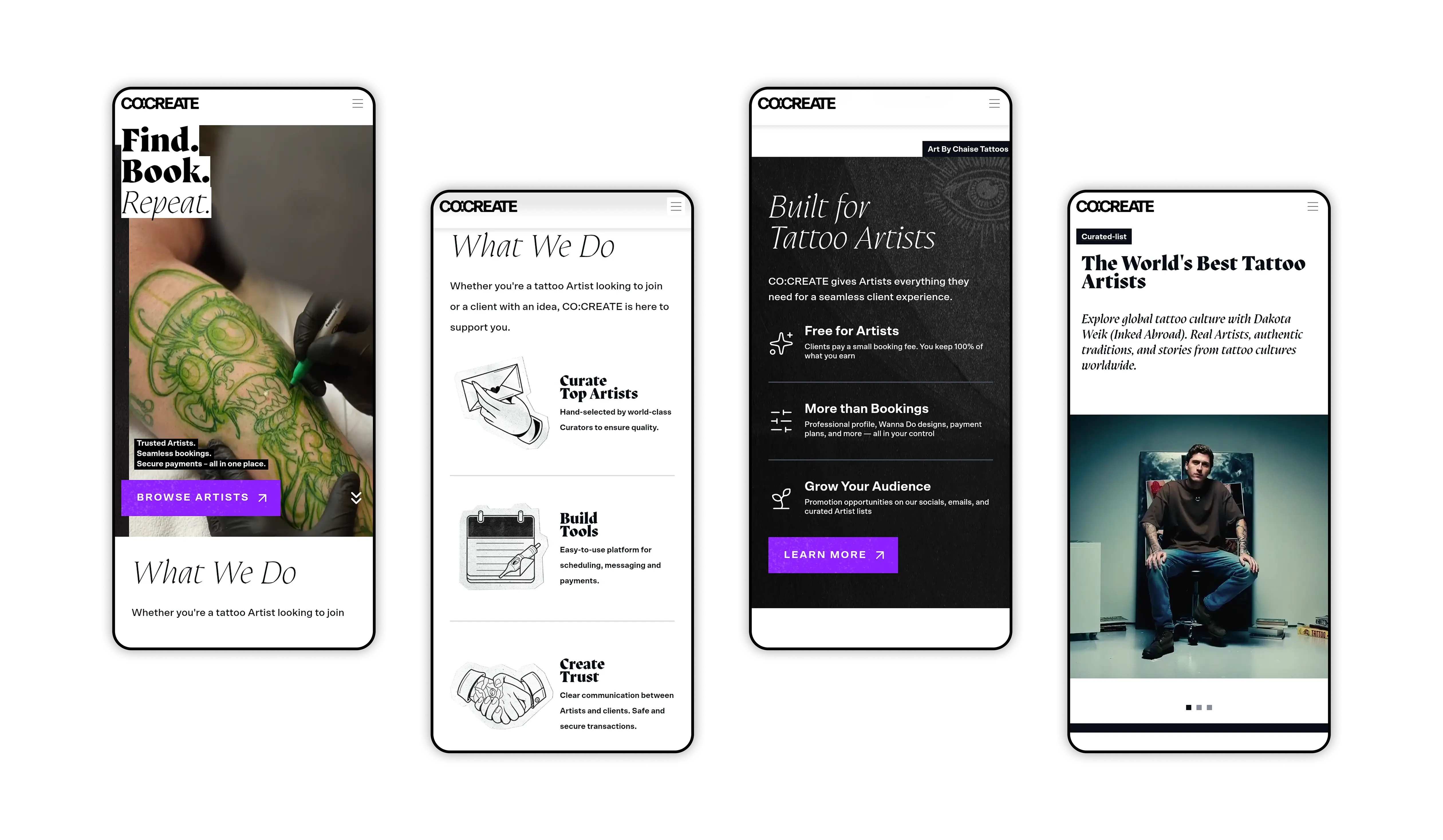 CoCreate Mobile Responsive