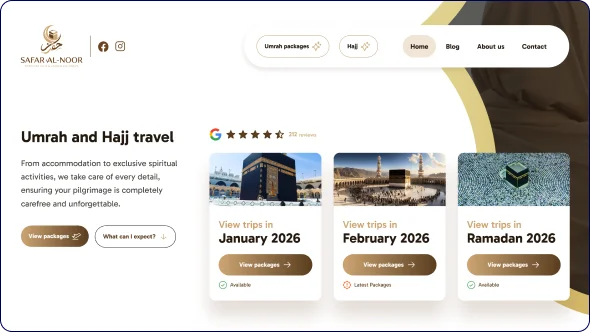 Umrah and Hajj Travels Slider-3