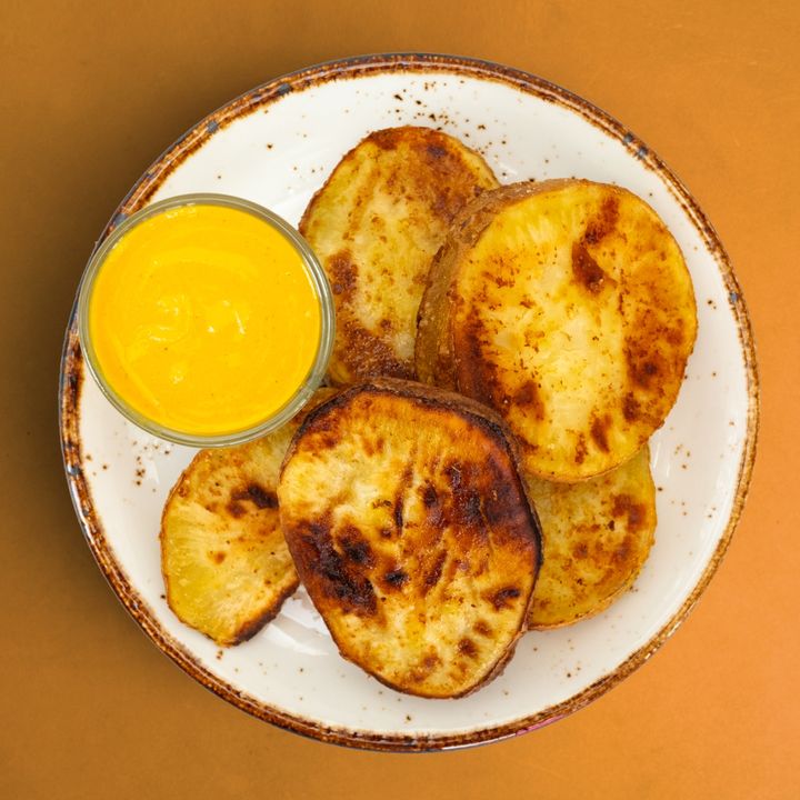 Slow-Roasted White Sweet Potato
