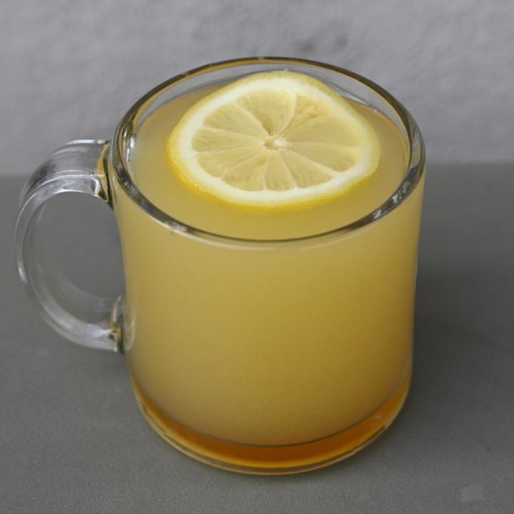 Fresh Lemon Honey Ginger Hot Tea