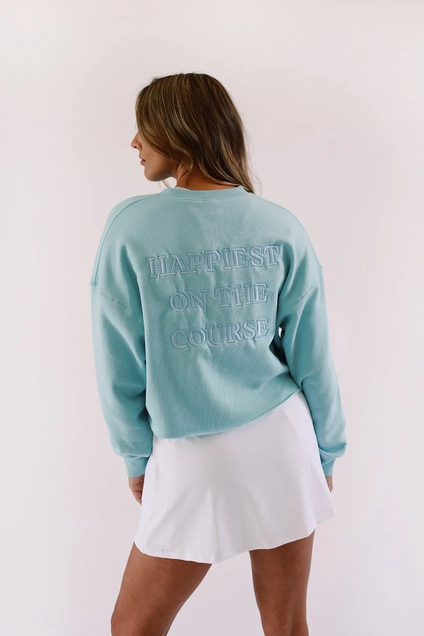 Product photo for Happiest on the Course Crewneck