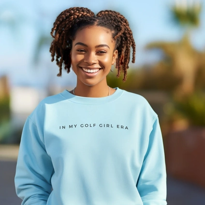 Product photo for In My Golf Girl Era Crewneck