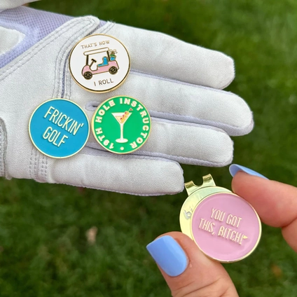 Product photo for Sassy Women's Golf Ball Marker Collection