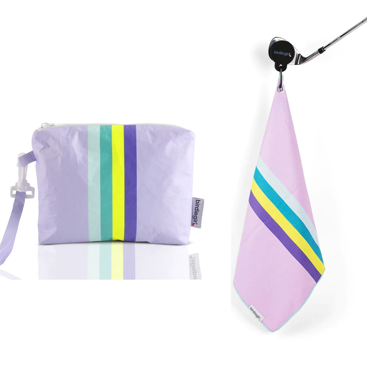 Product photo for Lilac Dreams Magnetic Golf Towel and Accessory Bag (Set of 2)