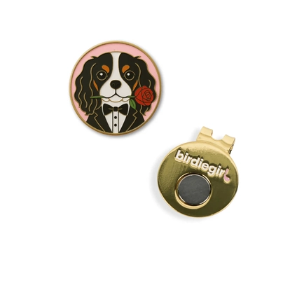 Product photo for The Suiter Dog Golf Ball Marker