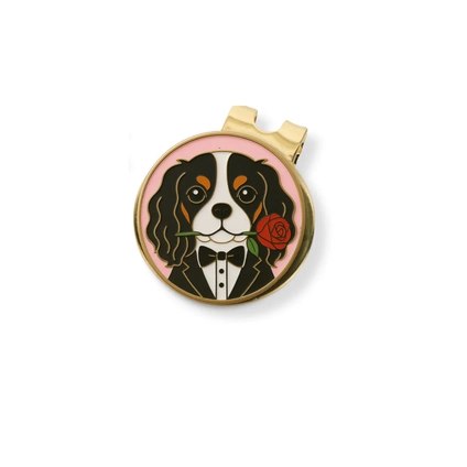 Product photo for The Suiter Dog Golf Ball Marker