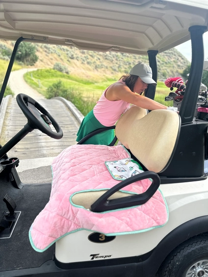 Product photo for Golf Girl Cart Seat Cover