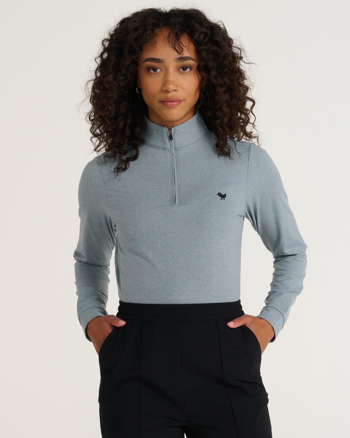 Product photo for Heather Quarterzip
