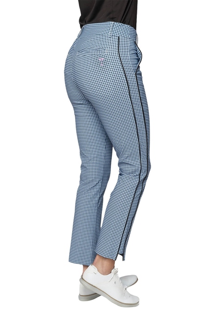 Product photo for Checkered Stretch Ankle Pants