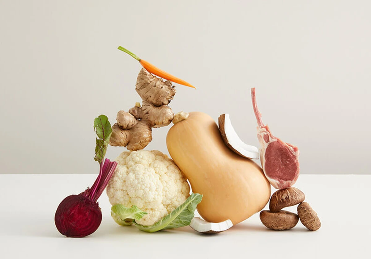 Fresh ingredients used in Lyka meals