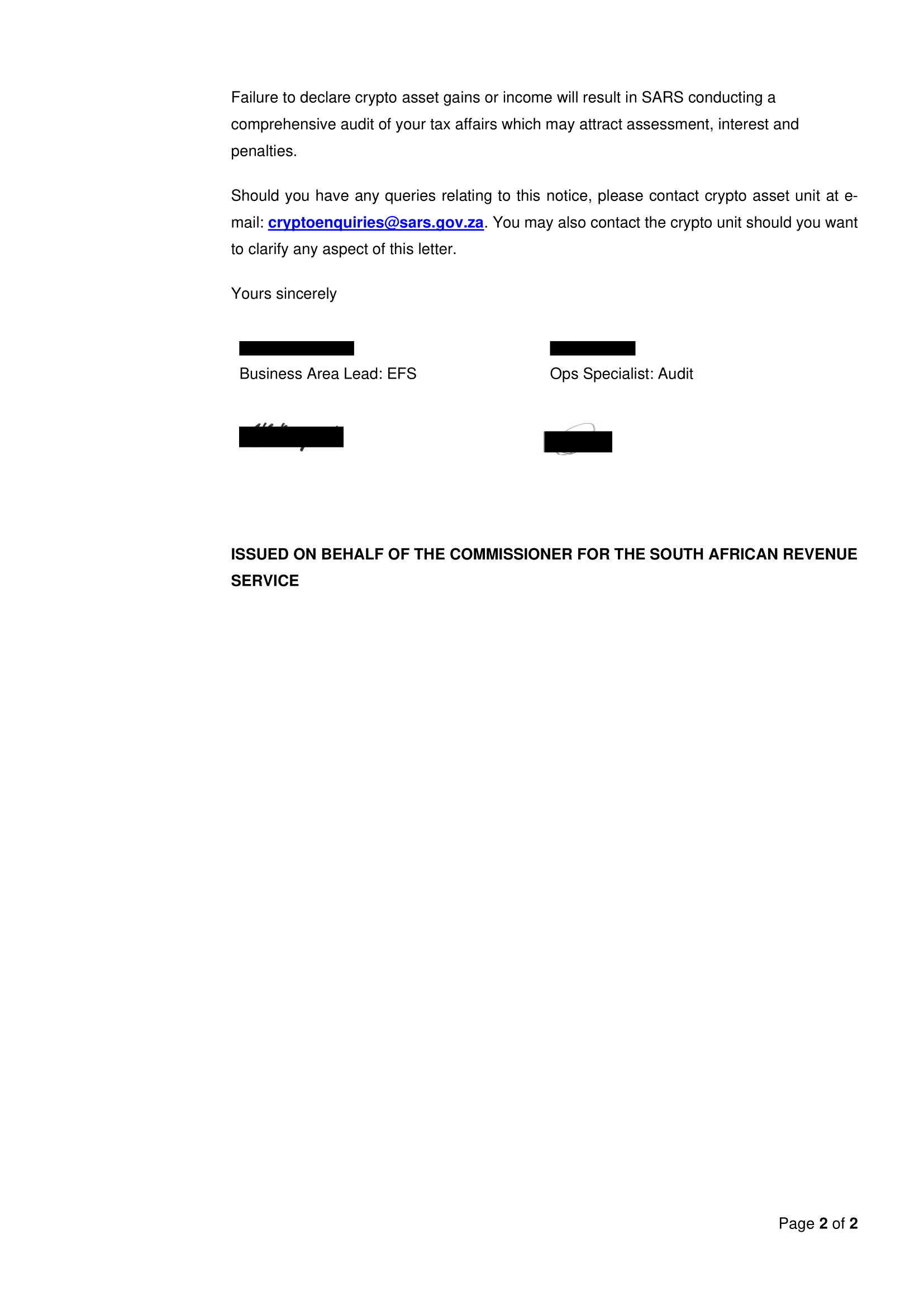 SARS Crypto Tax Letters: What To Do If You Receive One | Koinly