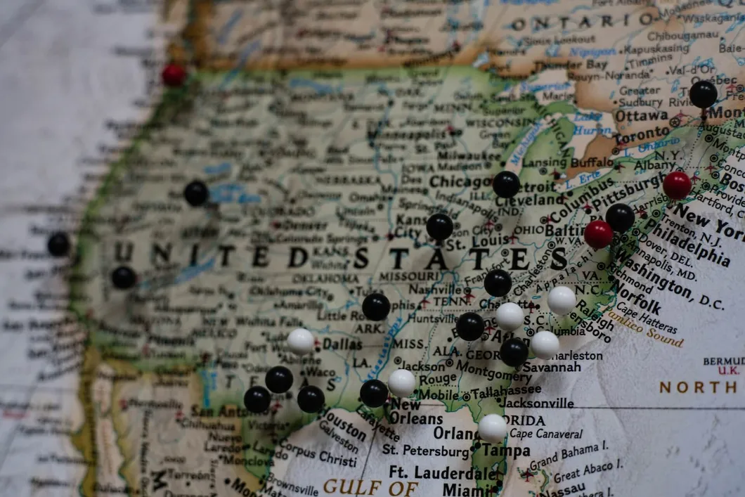 Map of the United States