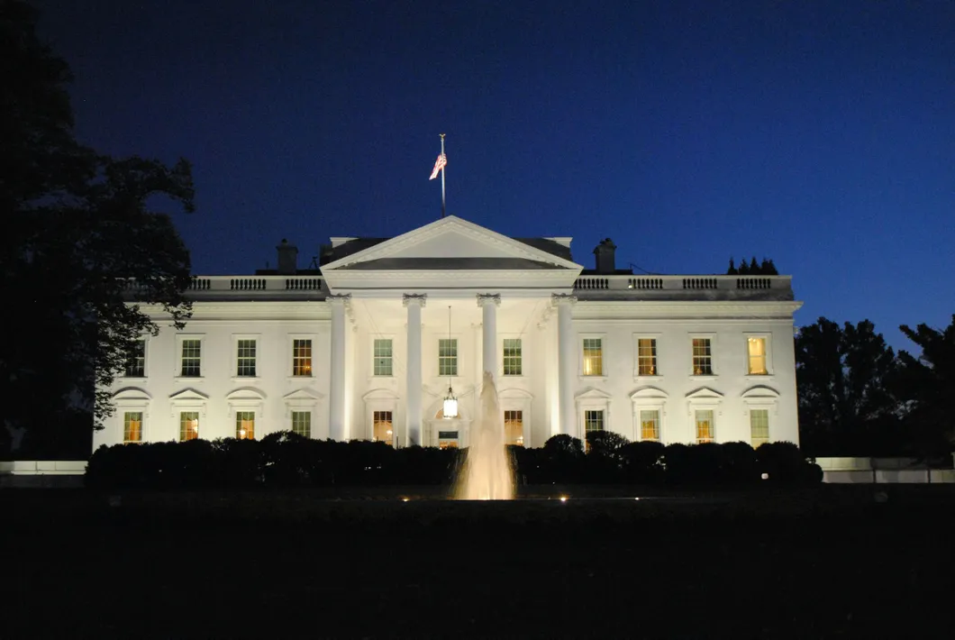 The US White House at Night