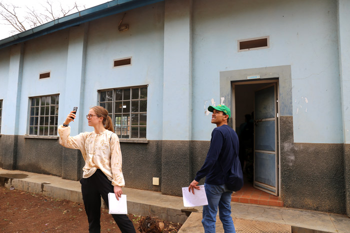 ND students get the lay of the land at Saint Bakhita Vocational Training Center