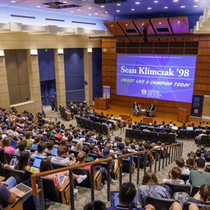 Sean Klimczak Invest Like A Champion Today Conference with a filled audience