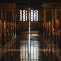 Every cross adorning a church is in