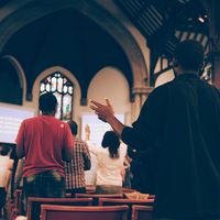 We worship today in the name of God