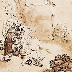 Image of Jonah hiding from God