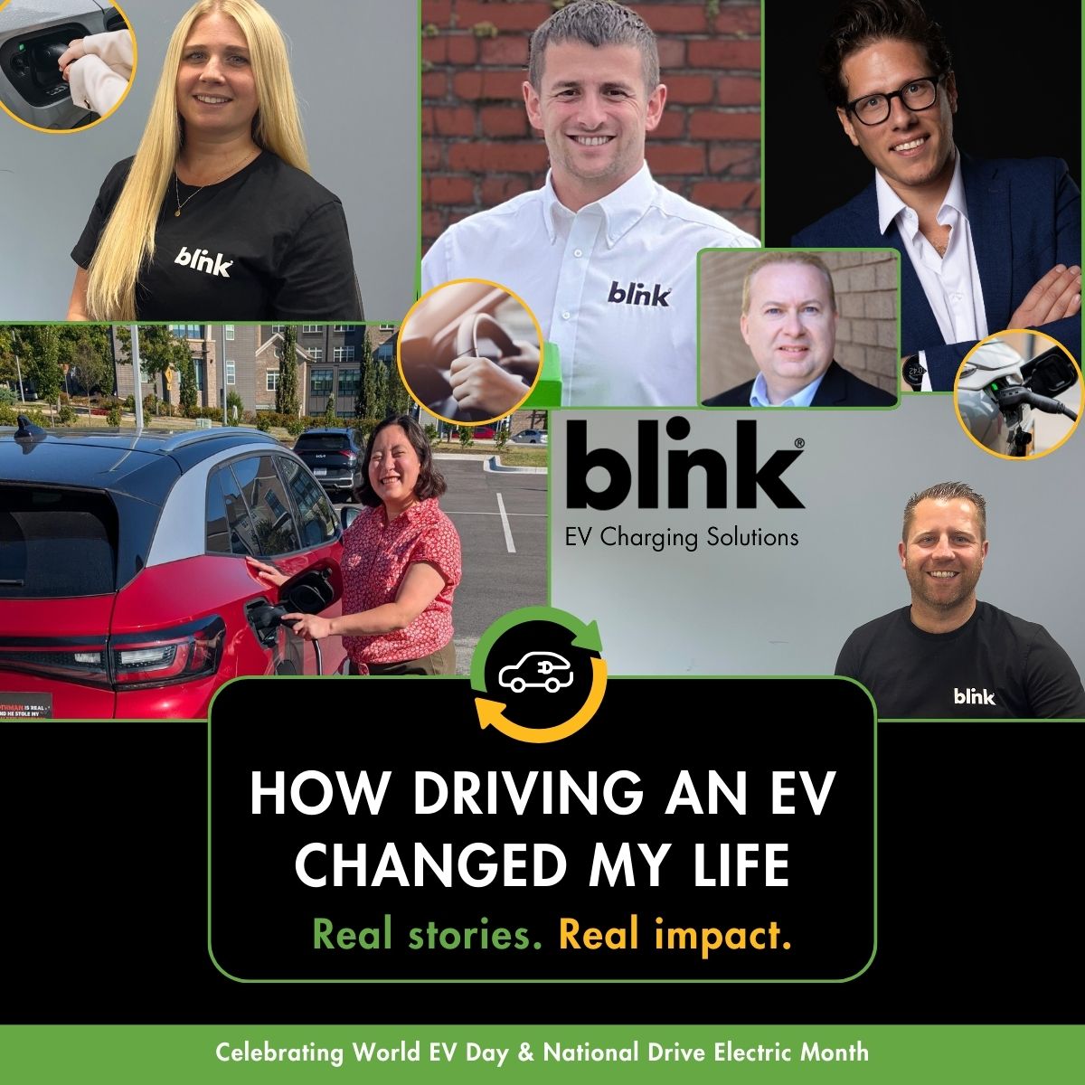 How Driving an EV Changed My Life: Real stories. Real impact. Celebrating World EV Day & National Drive Electric Month.