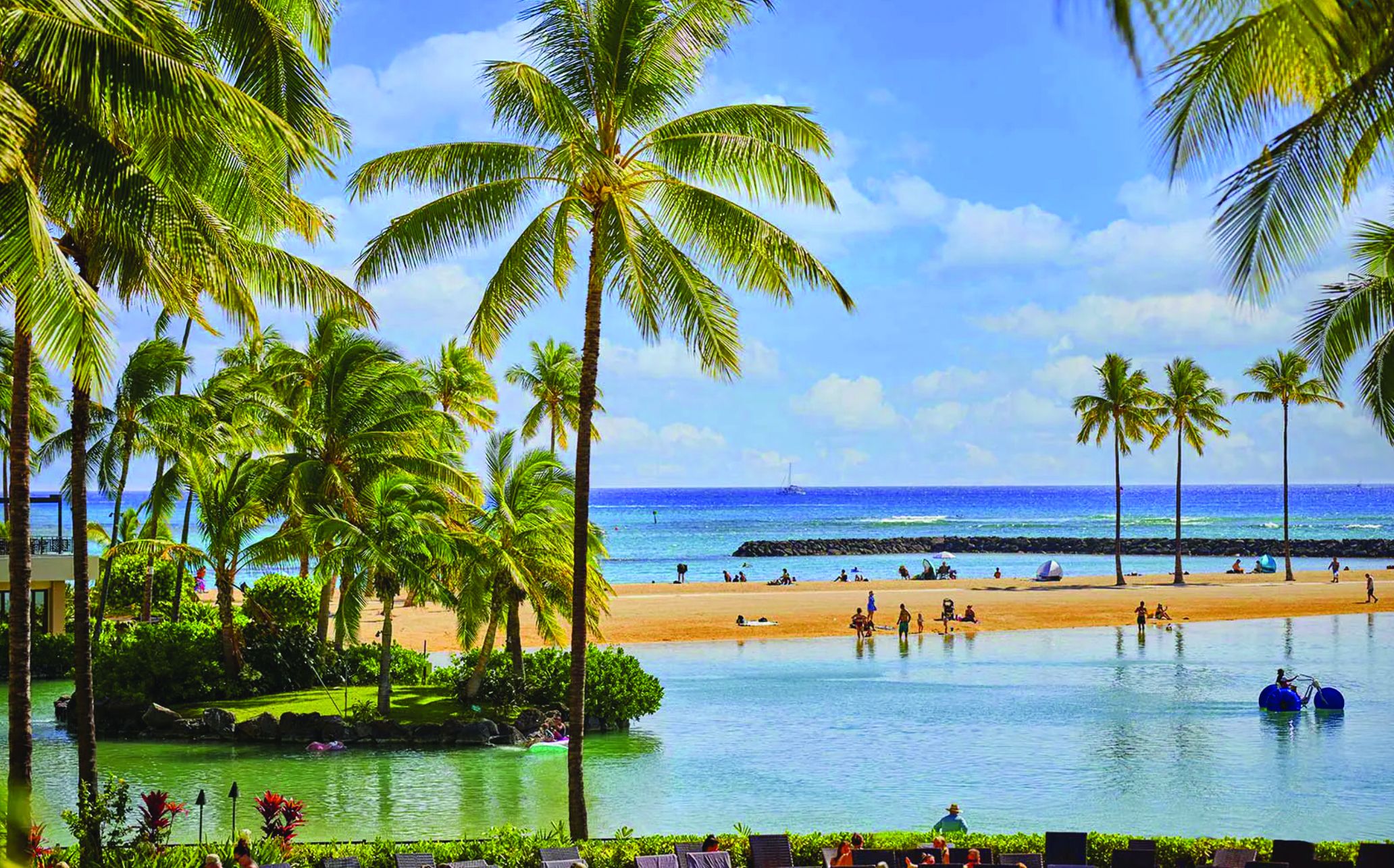 Duke Kahanamoku Beach and Lagoon at the Hilton Hawaiian Village Waikiki Beach Resort