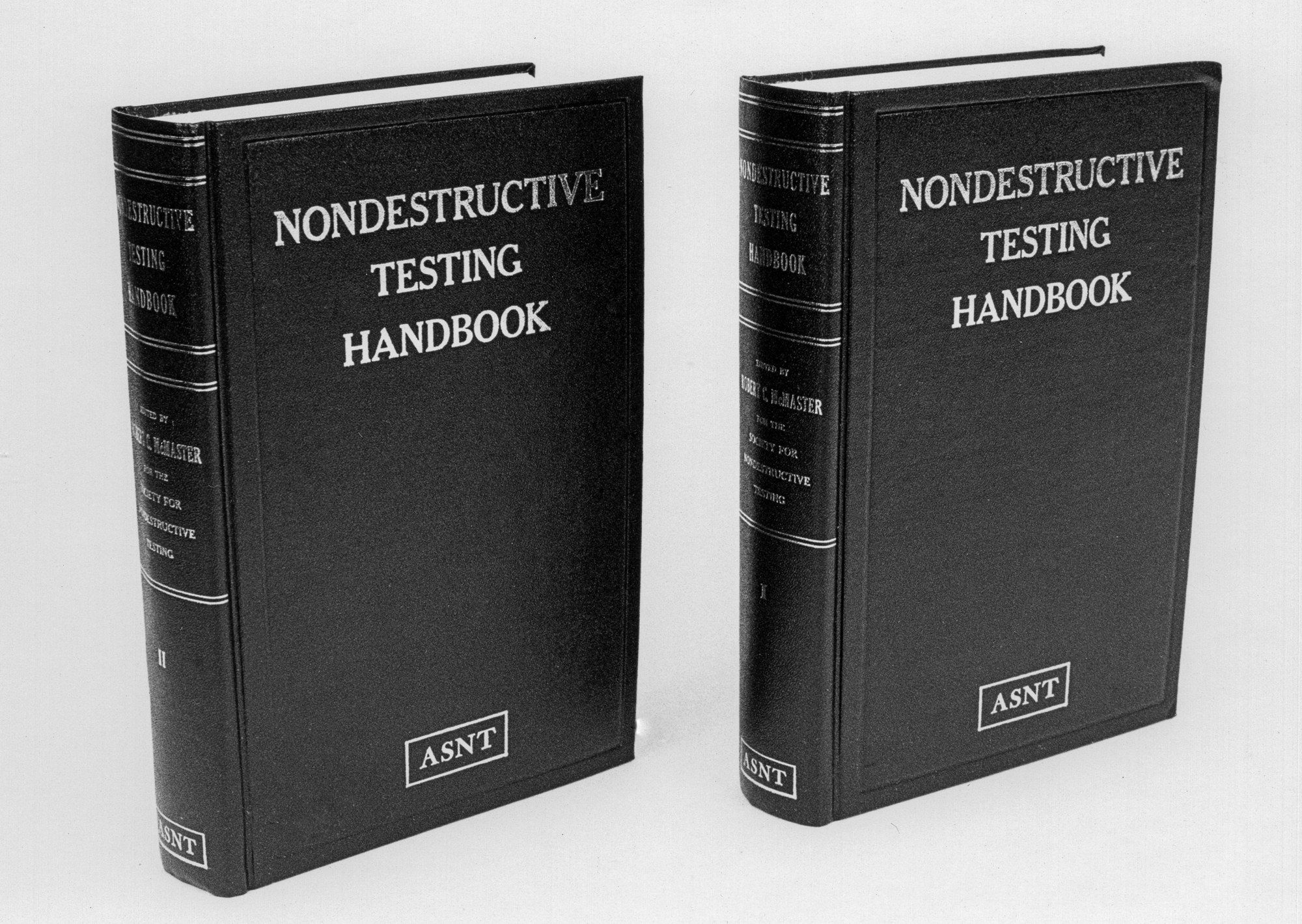 The two-volume Nondestructive Testing Handbook was released in the fall of 1959. Led by Robert C. McMaster, 30 reviewers devoted tens of thousands of hours of their personal time to the 1900-page project—the Society’s most ambitious knowledge-building effort to that point, and the foundation for all editions that followed.